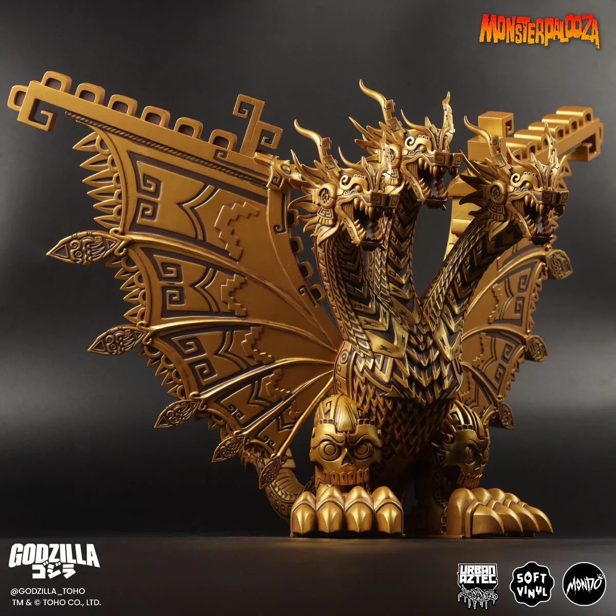 King Ghidorah - Vinyl Designer Figure by Urban Aztec - Relic Variant - Image 18