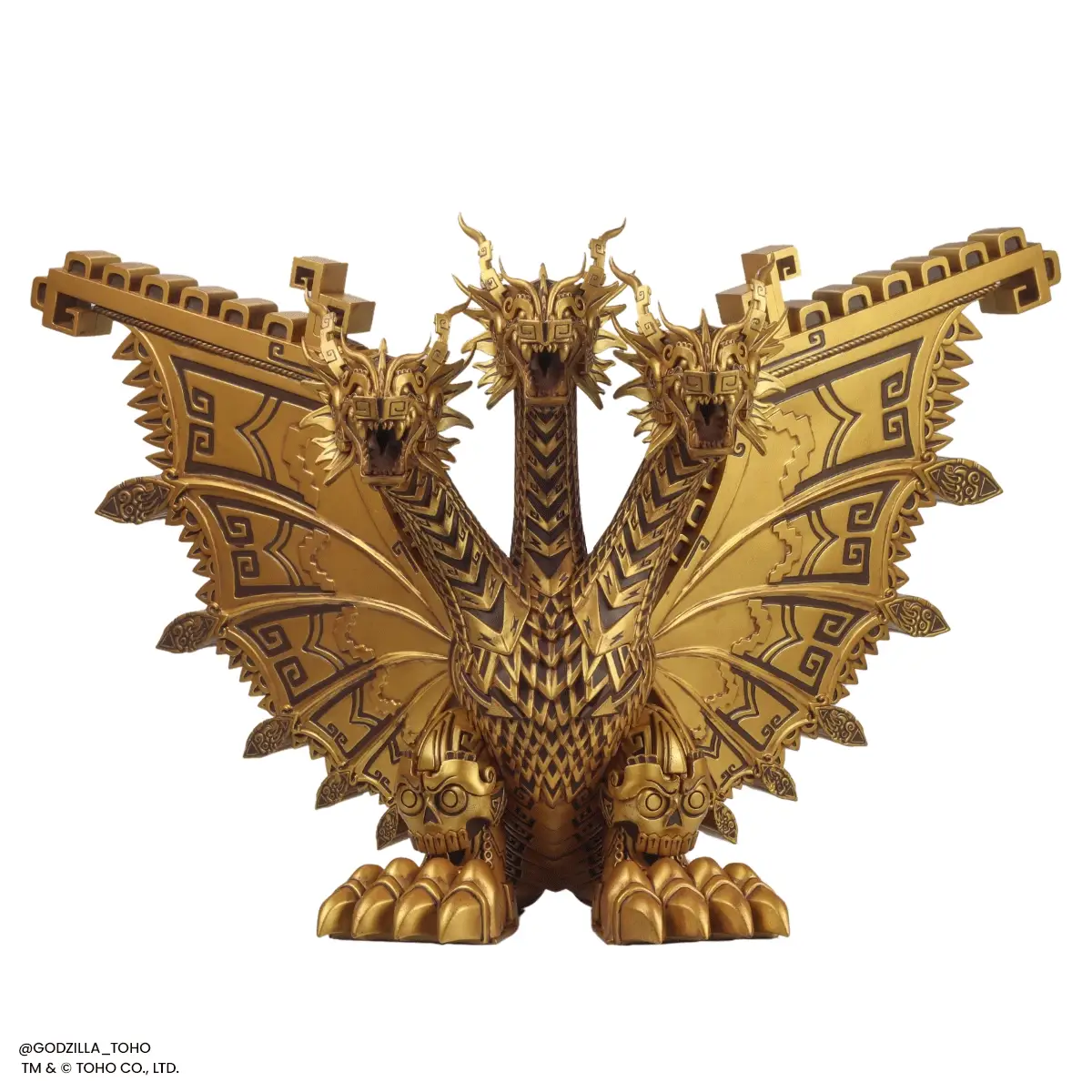 King Ghidorah - Vinyl Designer Figure by Urban Aztec - Relic Variant - Image 2