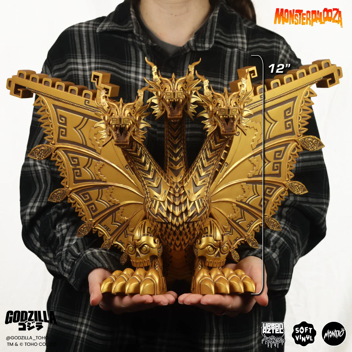 King Ghidorah - Vinyl Designer Figure by Urban Aztec - Relic Variant - Image 3