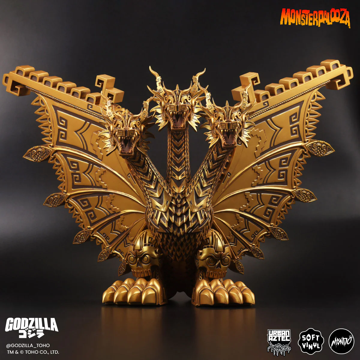 King Ghidorah - Vinyl Designer Figure by Urban Aztec - Relic Variant - Image 4