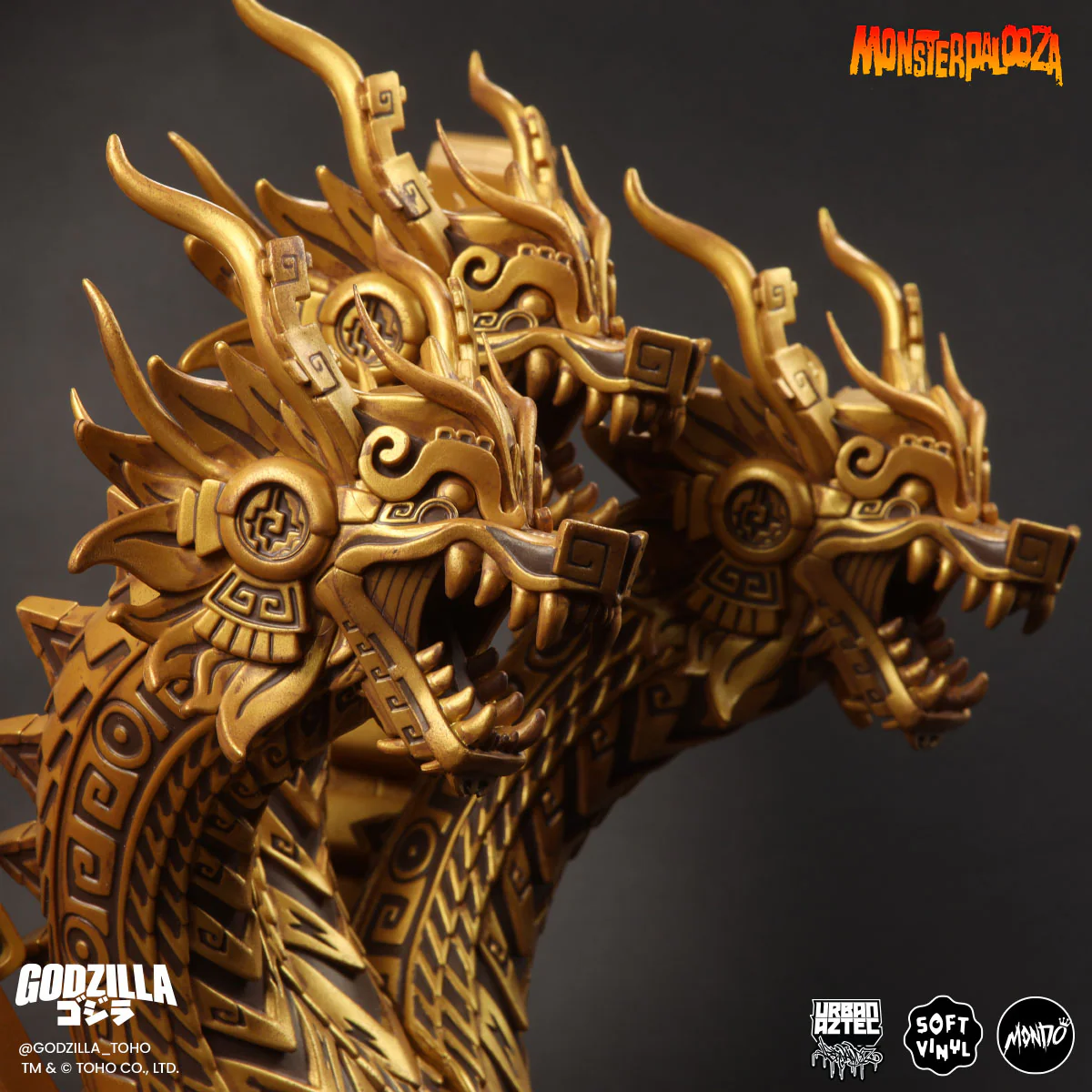 King Ghidorah - Vinyl Designer Figure by Urban Aztec - Relic Variant - Image 5