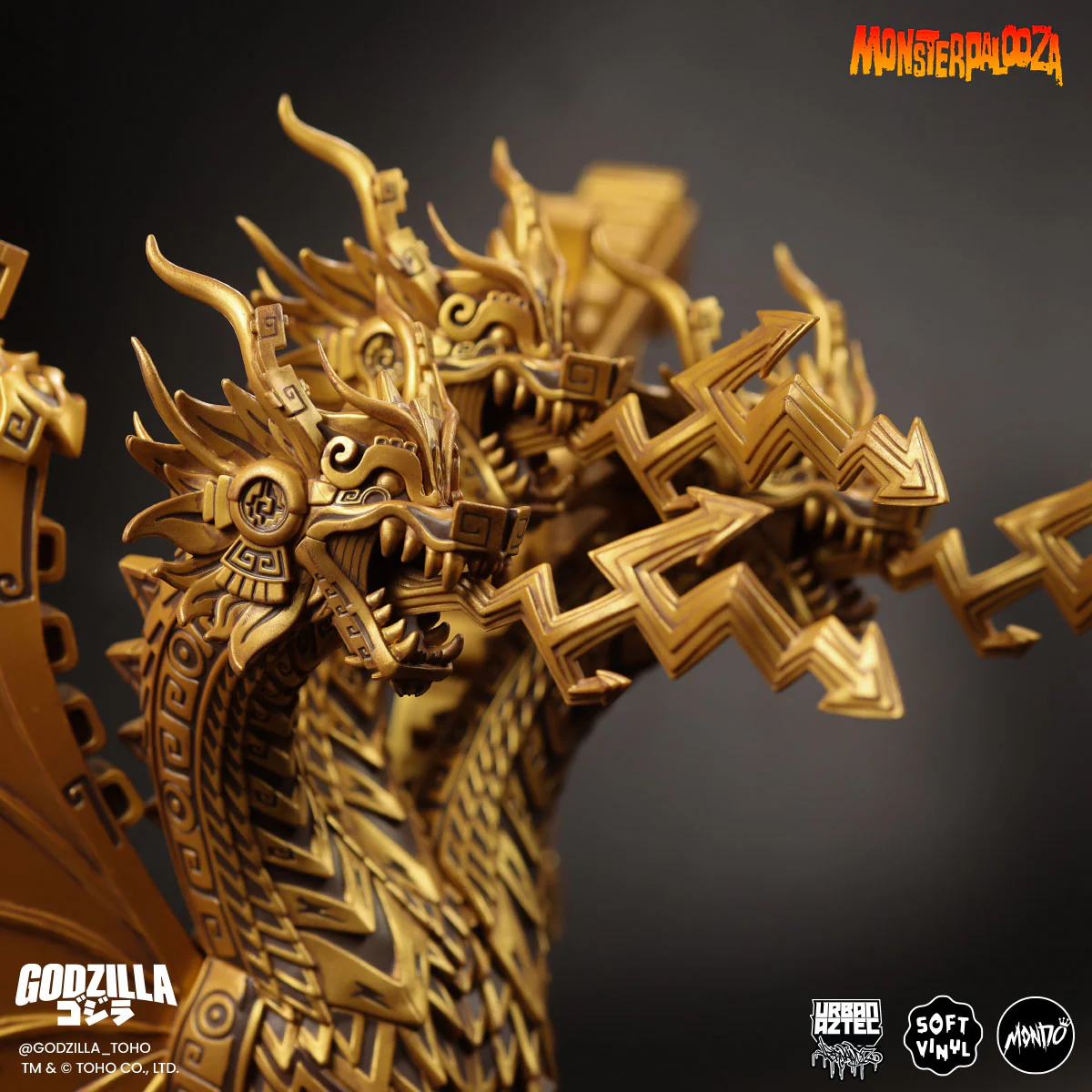 King Ghidorah - Vinyl Designer Figure by Urban Aztec - Relic Variant - Image 6