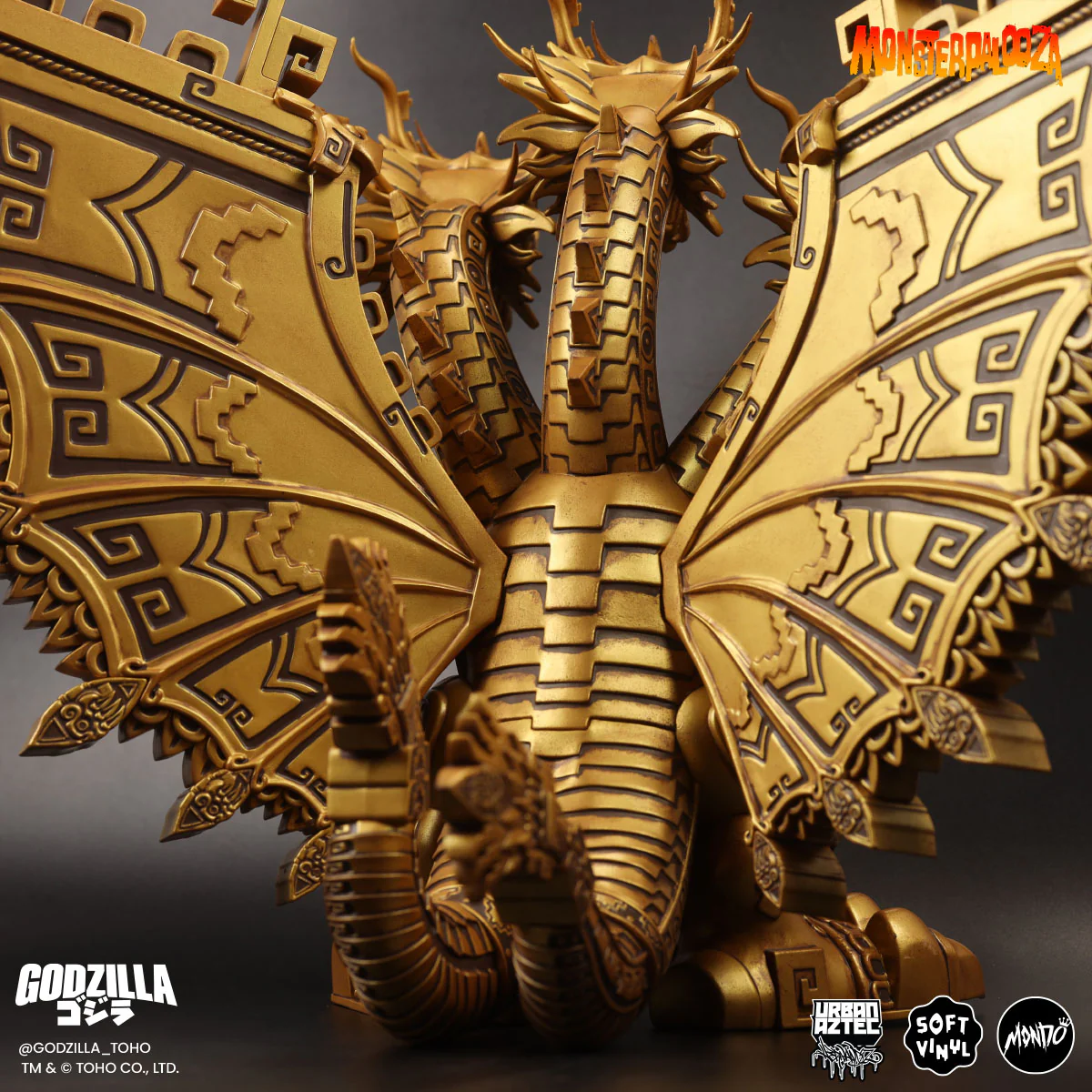 King Ghidorah - Vinyl Designer Figure by Urban Aztec - Relic Variant - Image 7