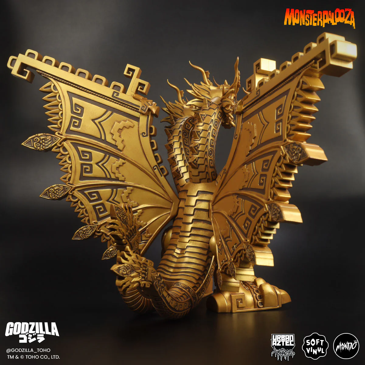 King Ghidorah - Vinyl Designer Figure by Urban Aztec - Relic Variant - Image 8