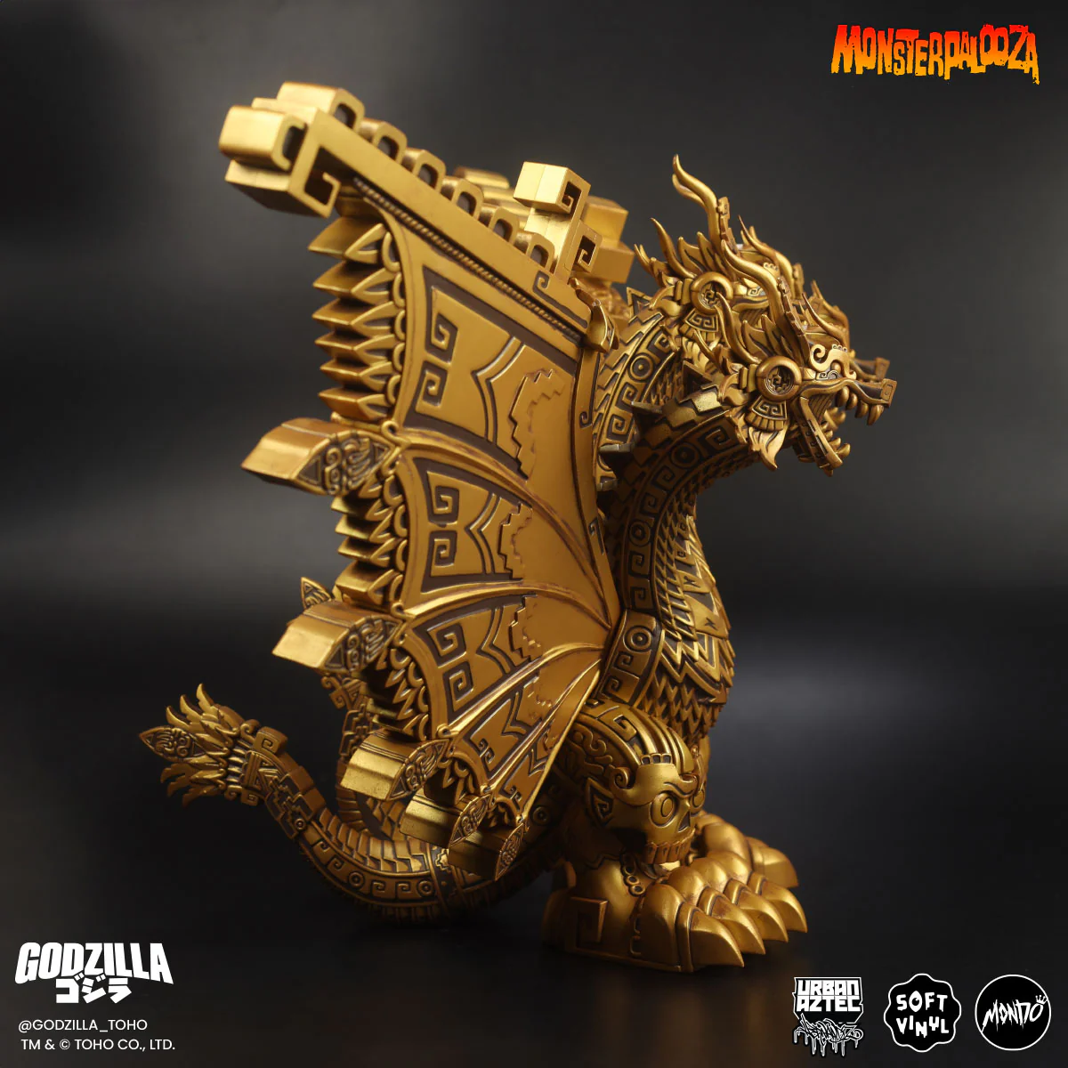 King Ghidorah - Vinyl Designer Figure by Urban Aztec - Relic Variant - Image 9