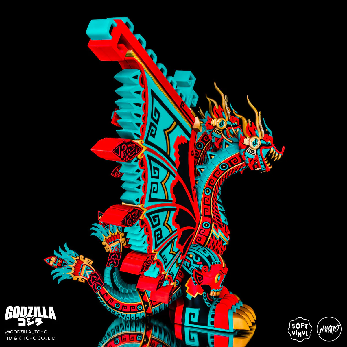 King Ghidorah - Vinyl Designer Figure by Urban Aztec - Planet X Variant - Timed Edition - Image 12