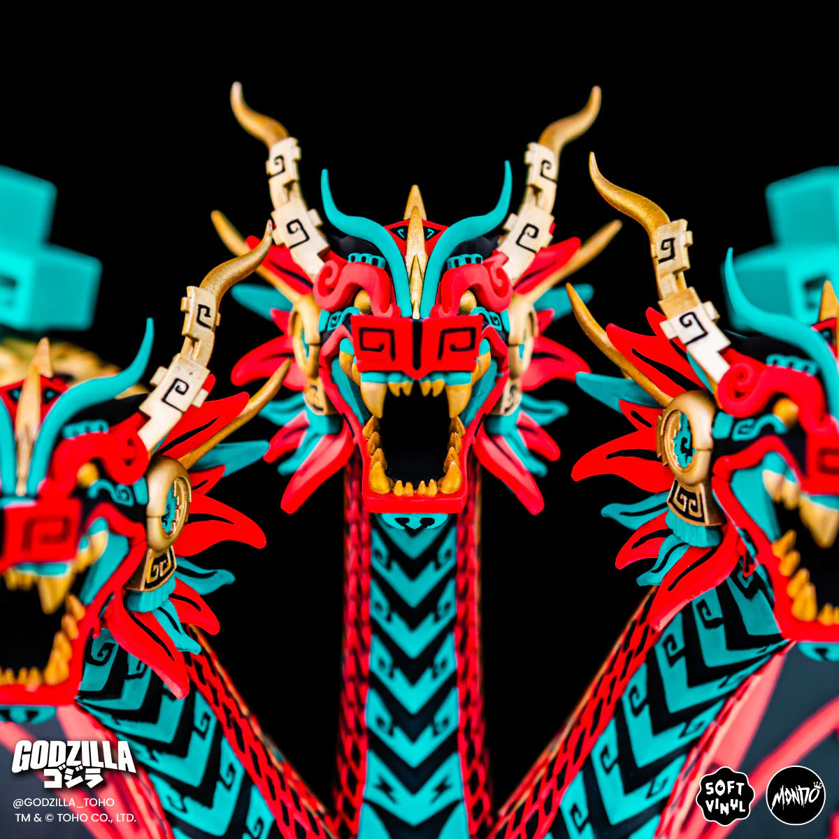 King Ghidorah - Vinyl Designer Figure by Urban Aztec - Planet X Variant - Timed Edition - Image 13