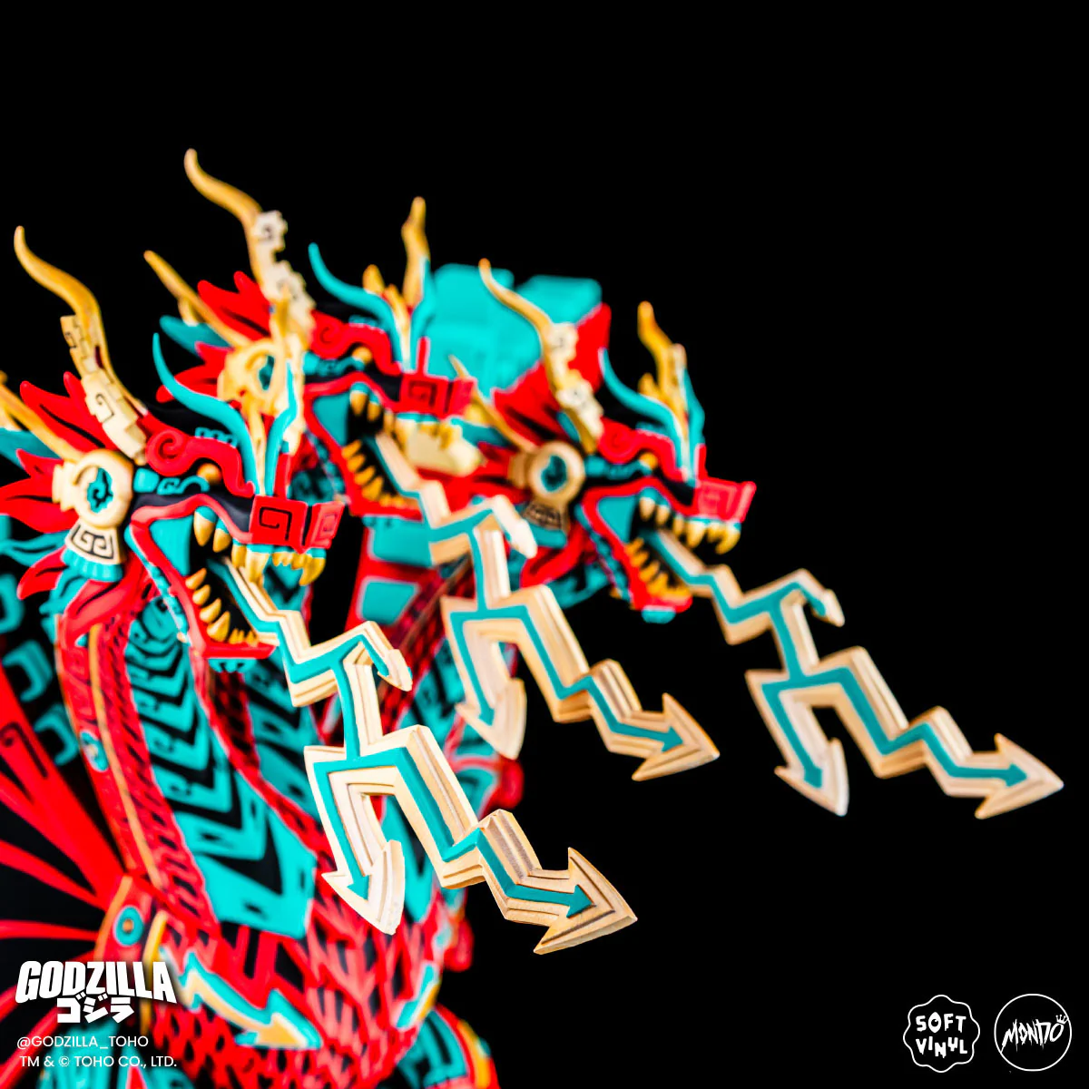 King Ghidorah - Vinyl Designer Figure by Urban Aztec - Planet X Variant - Timed Edition - Image 14