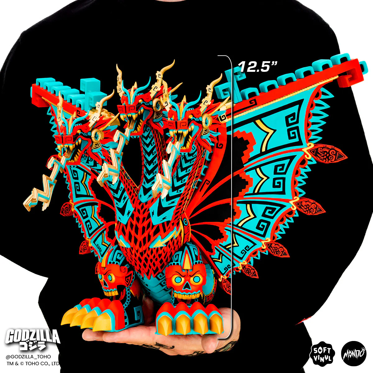 King Ghidorah - Vinyl Designer Figure by Urban Aztec - Planet X Variant - Timed Edition - Image 2