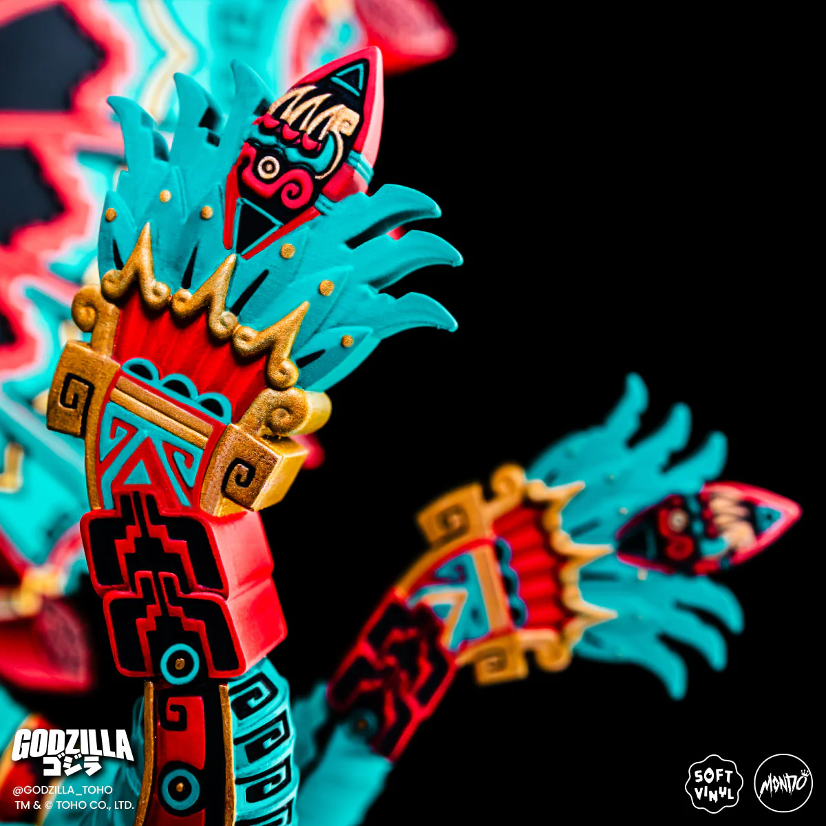 King Ghidorah - Vinyl Designer Figure by Urban Aztec - Planet X Variant - Timed Edition - Image 9