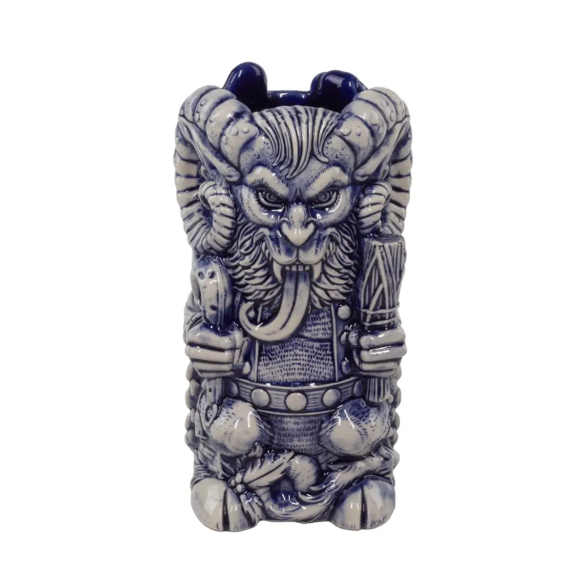 Krampus Designer Series Tiki Mug (Blue Wiped) - Image 2