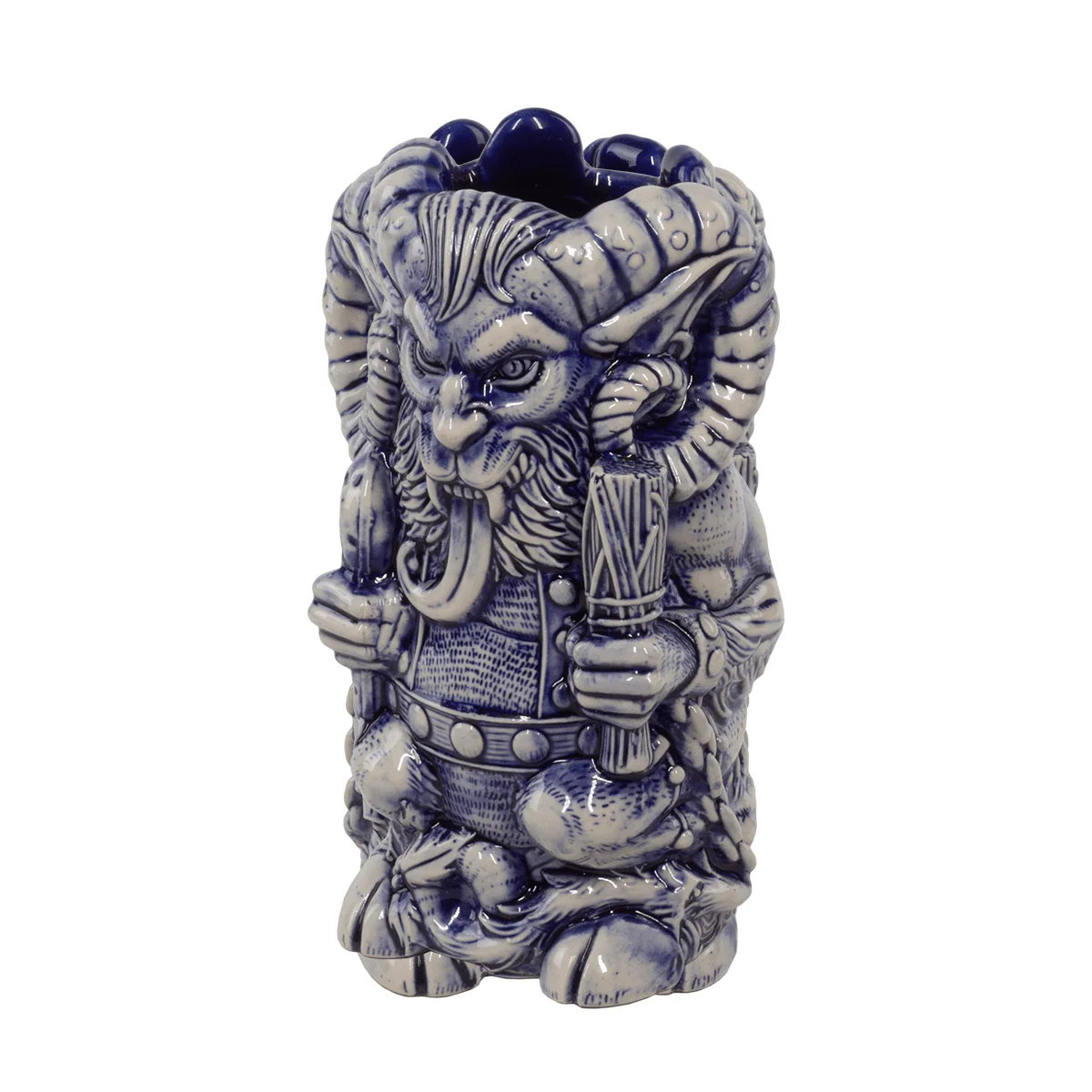 Krampus Designer Series Tiki Mug (Blue Wiped) - Image 3