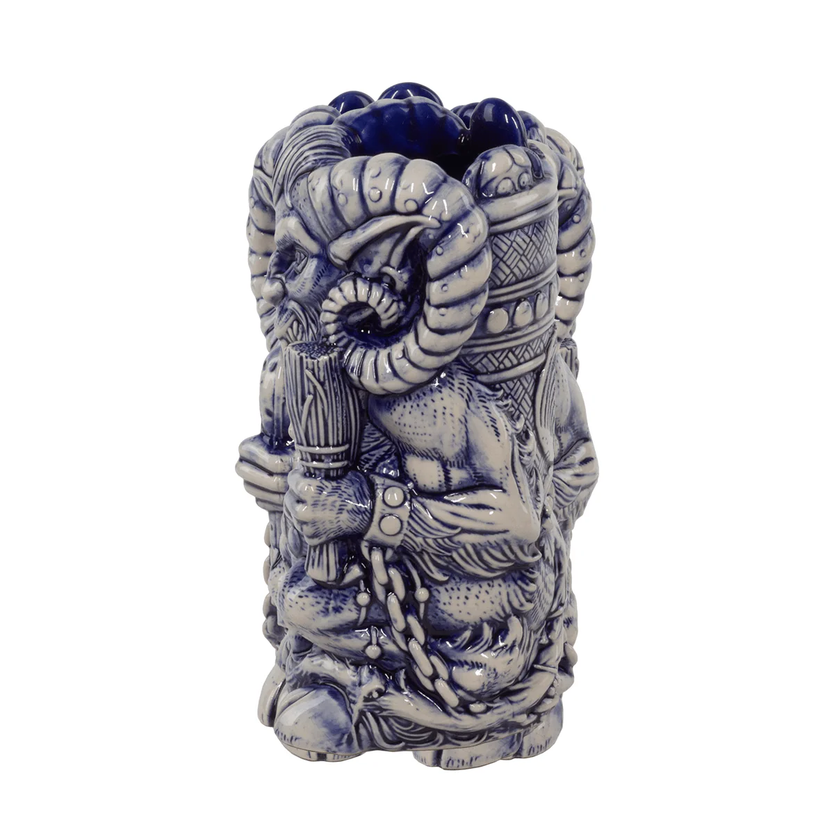 Krampus Designer Series Tiki Mug (Blue Wiped) - Image 4