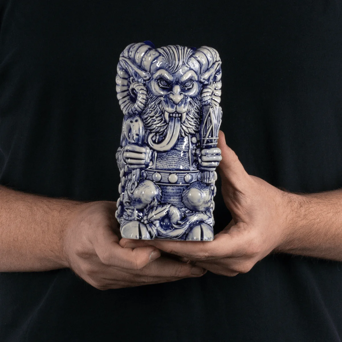 Krampus Designer Series Tiki Mug (Blue Wiped) - Image 7