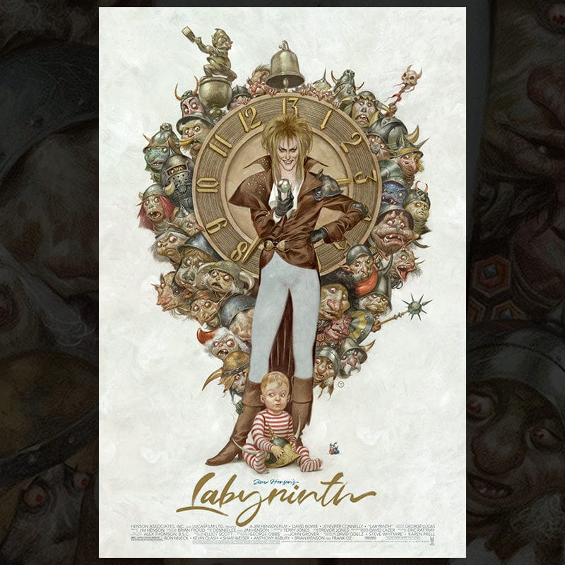 Labyrinth Screenprinted Poster - Image 2