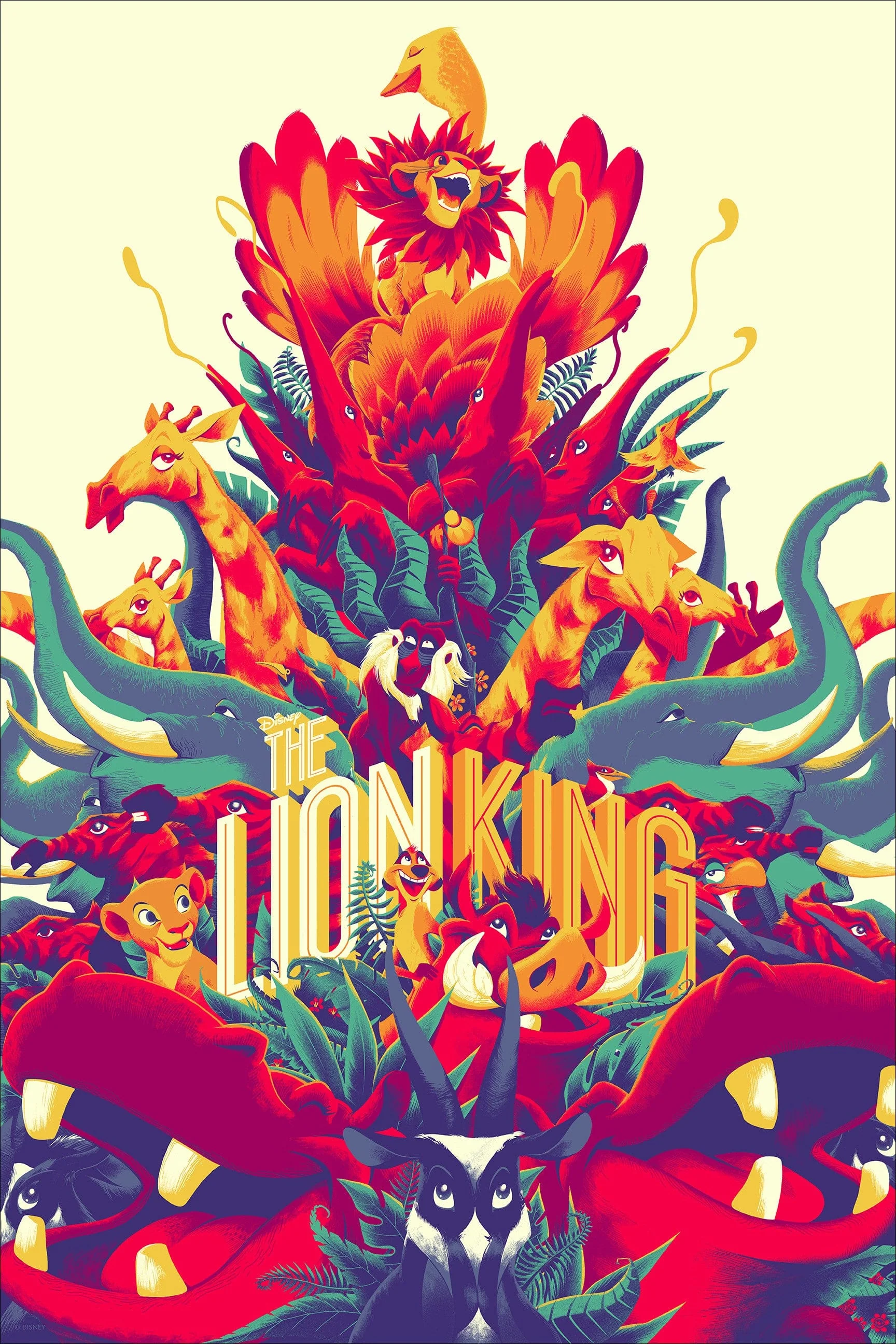Mondo X Cyclops Print Works Print #24: The Lion King (Regular)