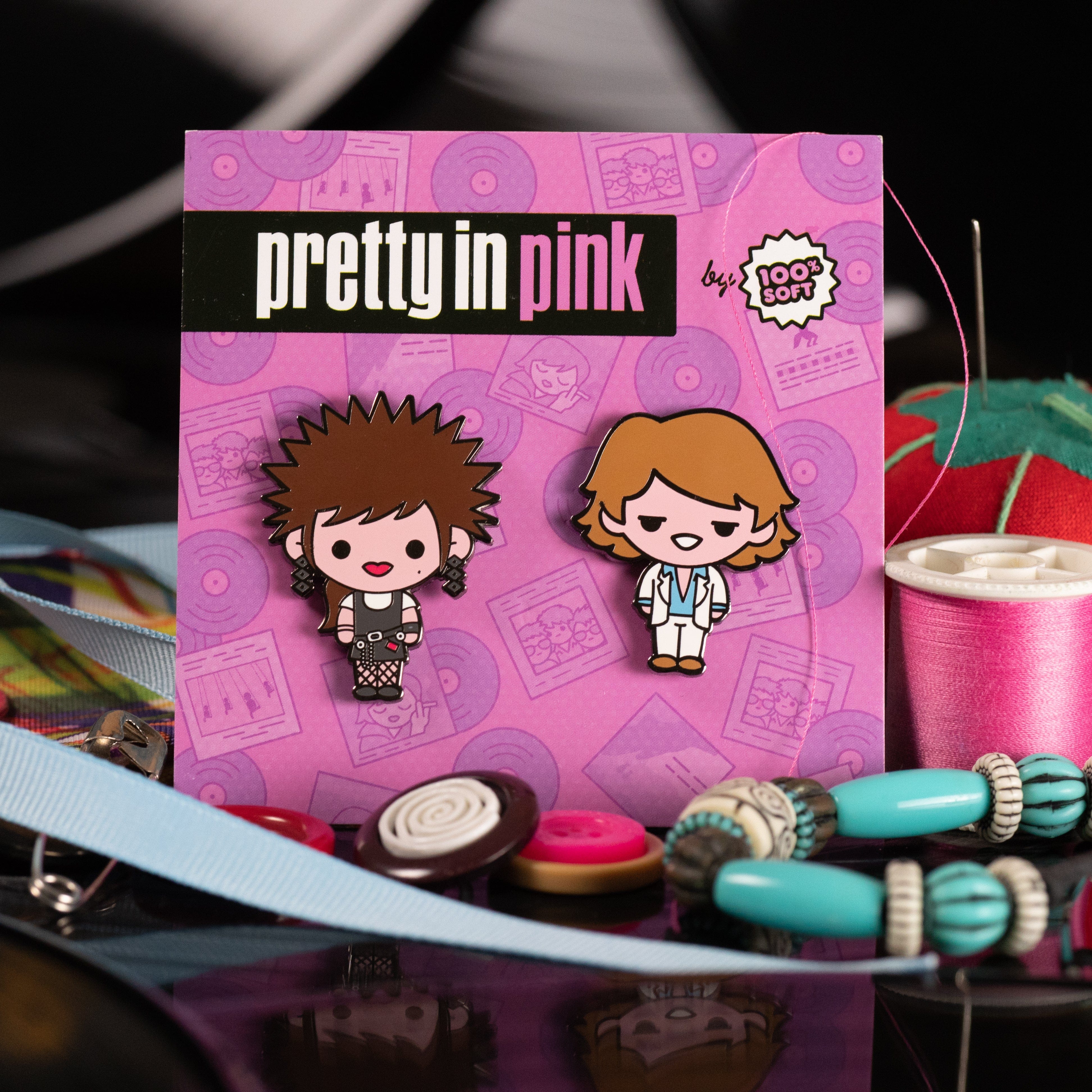 Pretty in Pink – Iona + Steff Pin Set - Image 3