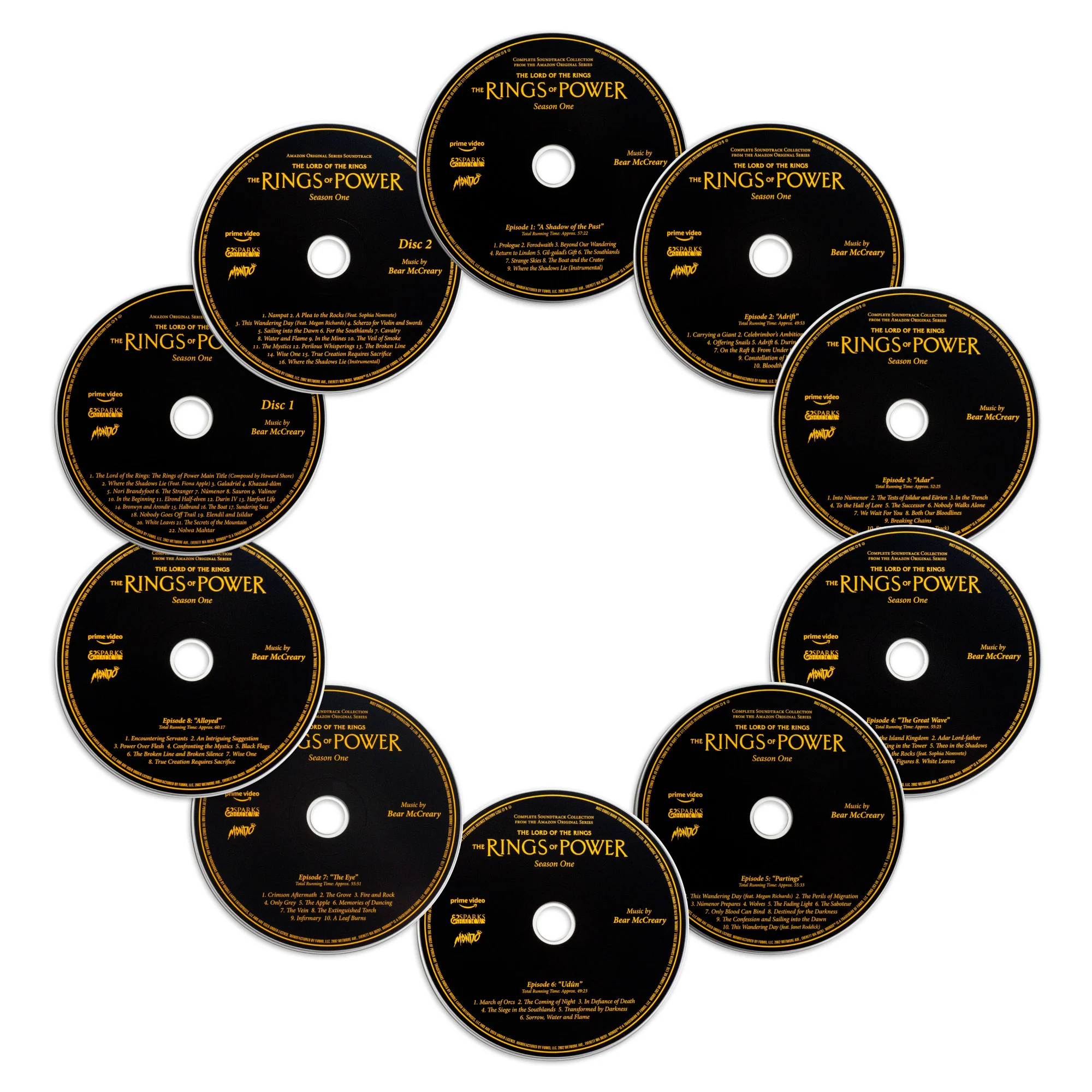 The Lord of the Rings: The Rings of Power - Season One - 10CD Box Set - Image 4