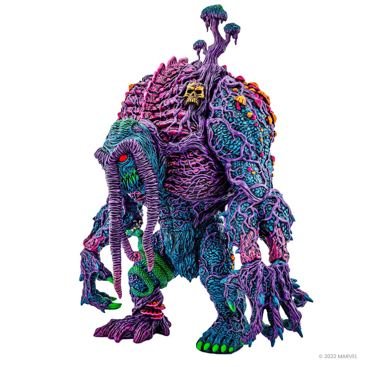 Man-Thing Designer Vinyl Figure - Psychedelic Variant - Image 12