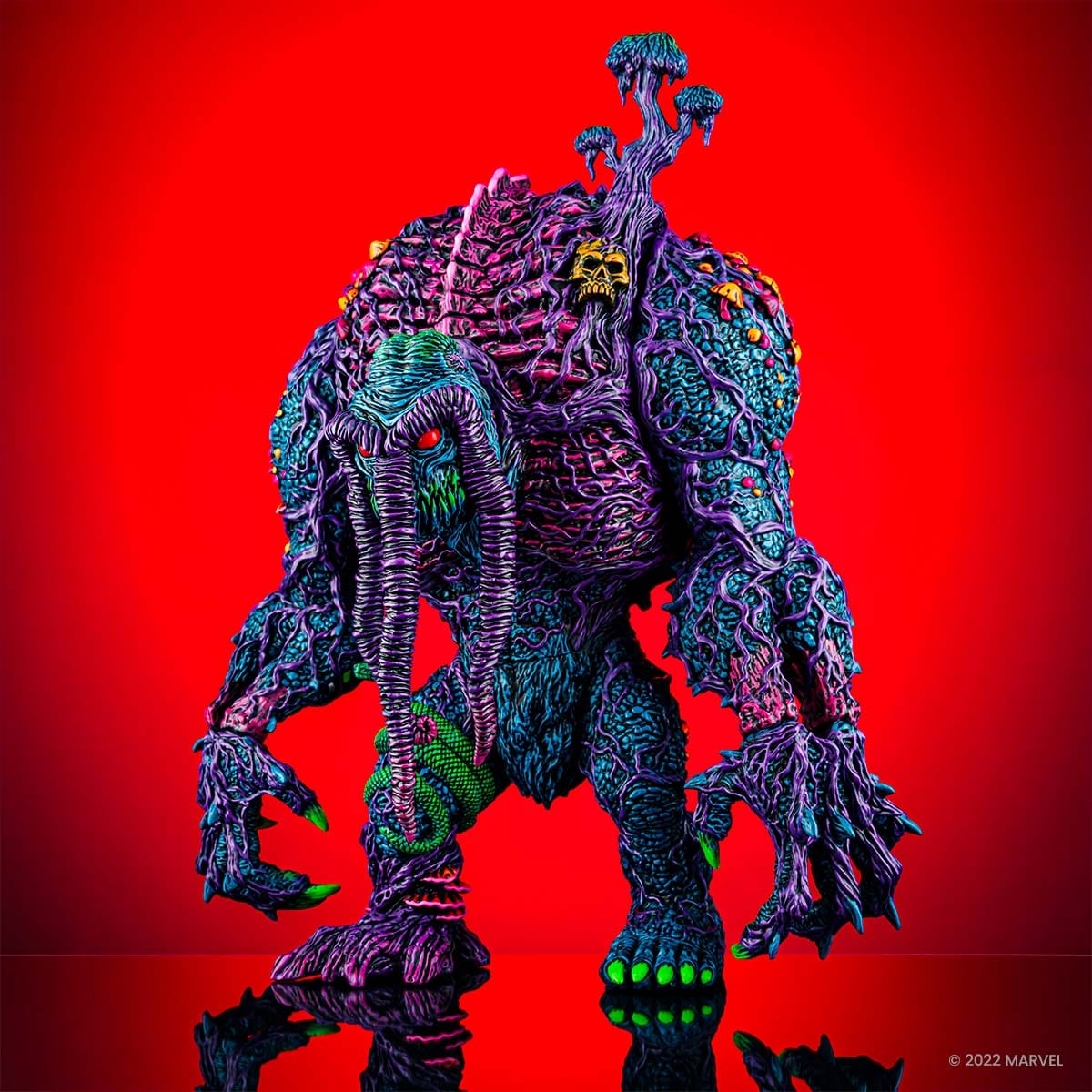 Man-Thing Designer Vinyl Figure - Psychedelic Variant - Image 3