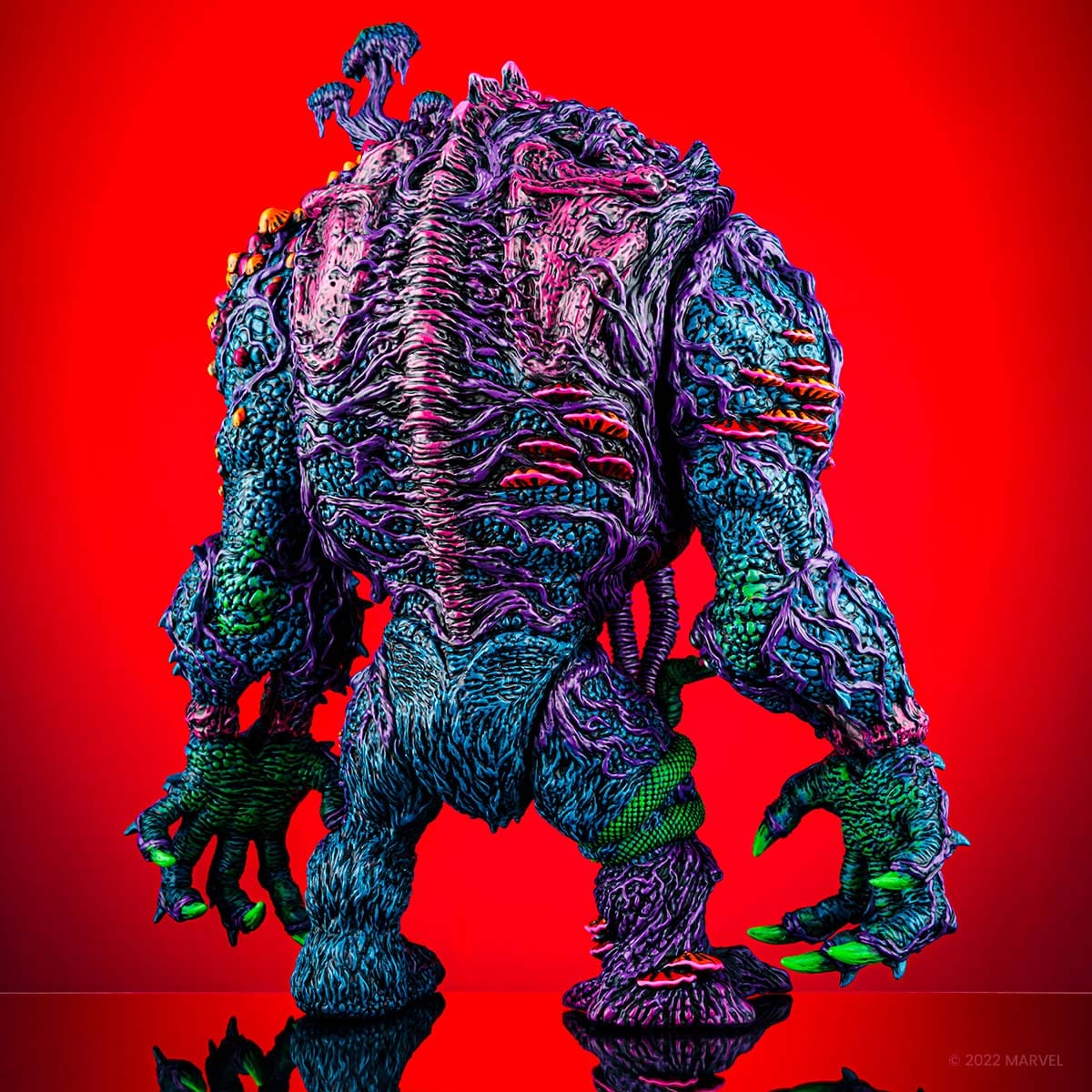 Man-Thing Designer Vinyl Figure - Psychedelic Variant - Image 4