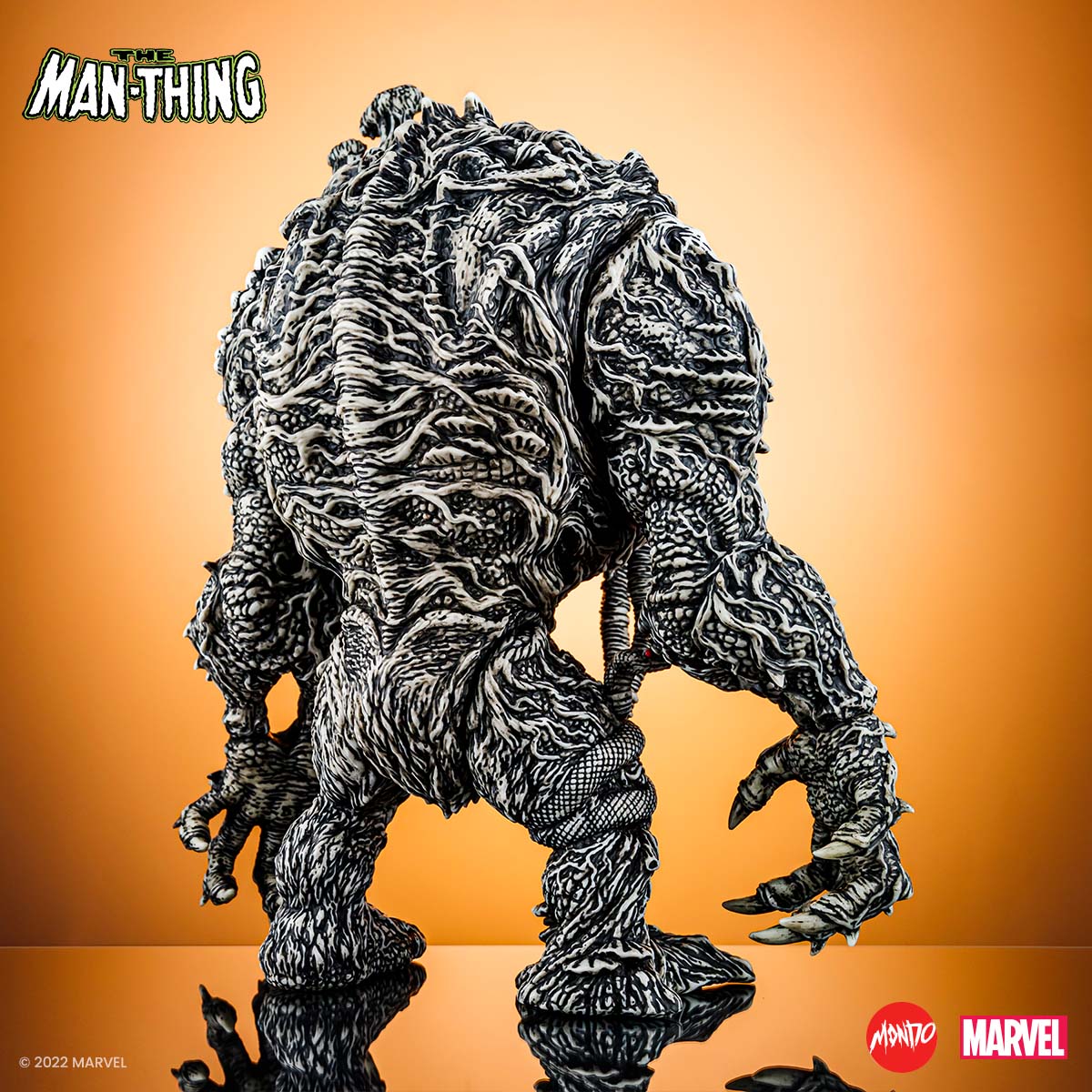 Man-Thing Designer Vinyl Figure - Pen & Ink Variant SDCC Exclusive - Image 4