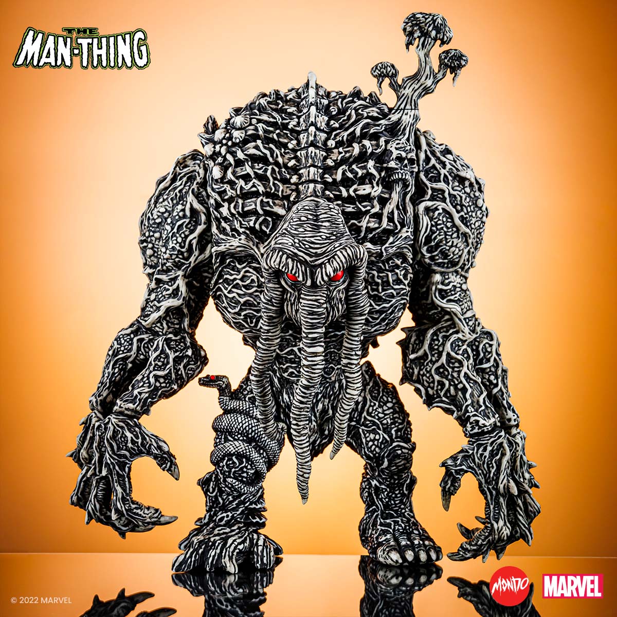 Man-Thing Designer Vinyl Figure - Pen & Ink Variant SDCC Exclusive - Image 7