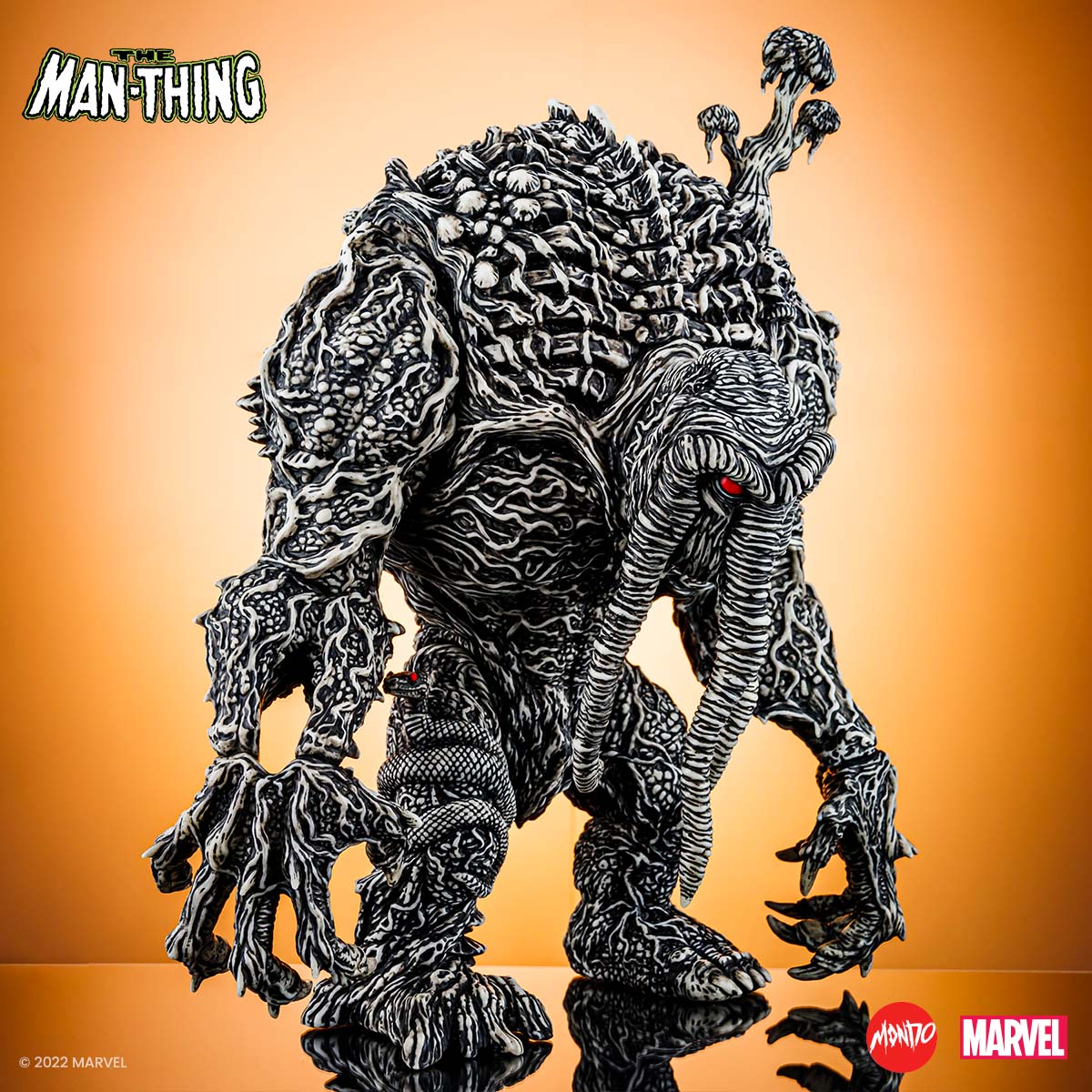 Man-Thing Designer Vinyl Figure - Pen & Ink Variant SDCC Exclusive - Image 8