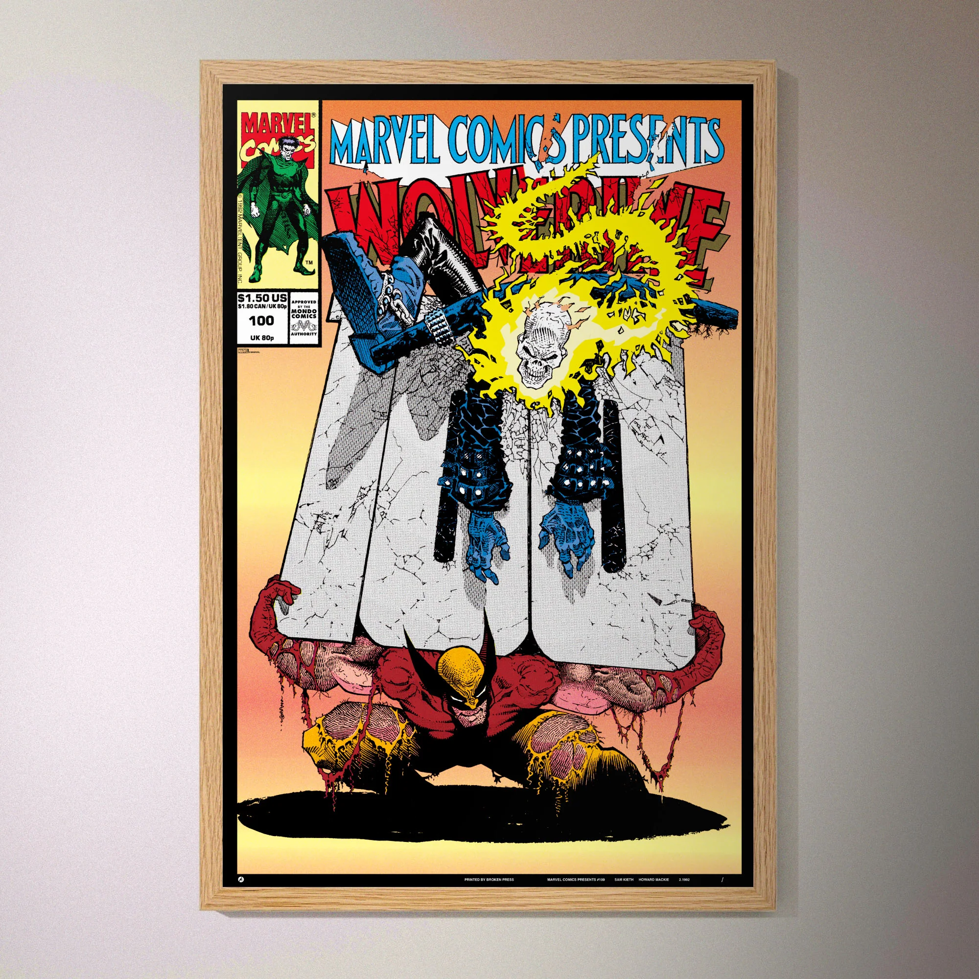 Marvel Comics Presents #100 Poster - Image 3