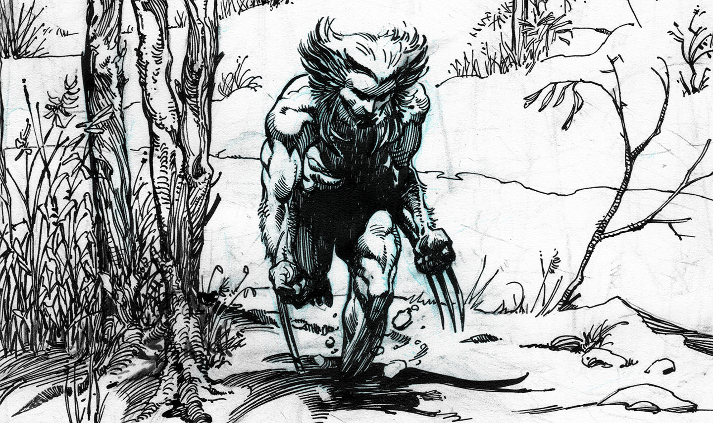Marvel Comics Presents #77: Weapon X Original Art Variant Poster - Image 2