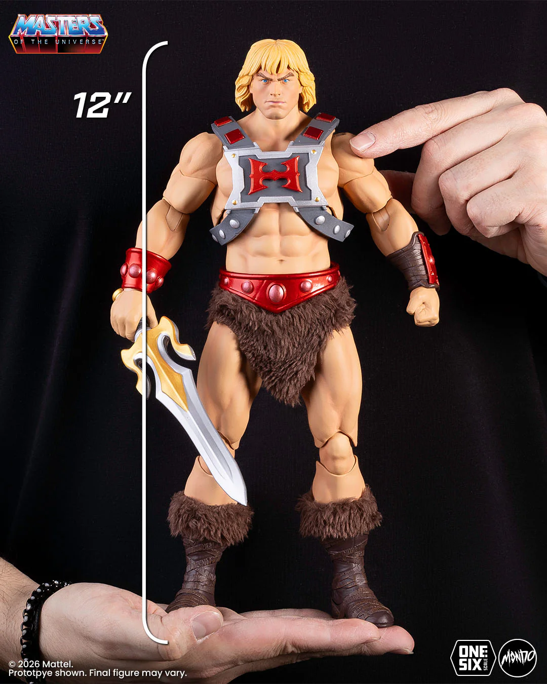 Masters of the Universe - He-Man Deluxe 2.0 1/6 Scale Figure - Timed Edition - Image 7