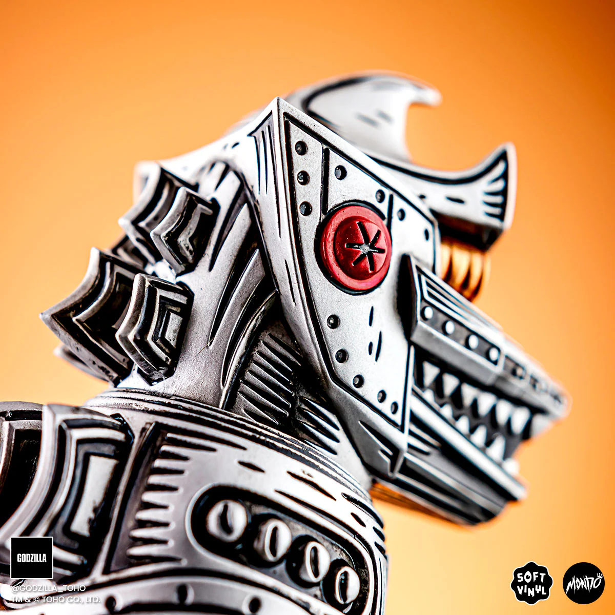 Mechagodzilla (Silver) - Vinyl Designer Figure by Attack Peter - Silver Variant Limited Edition - Image 11