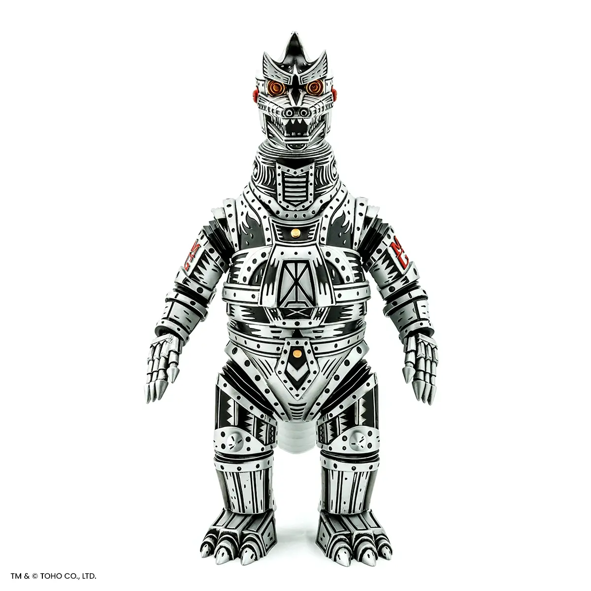 Mechagodzilla (Silver) - Vinyl Designer Figure by Attack Peter - Silver Variant Limited Edition - Image 2