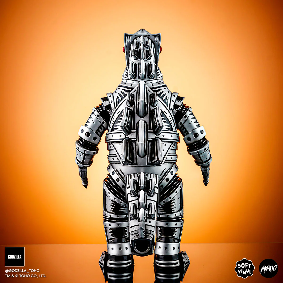 Mechagodzilla (Silver) - Vinyl Designer Figure by Attack Peter - Silver Variant Limited Edition - Image 6