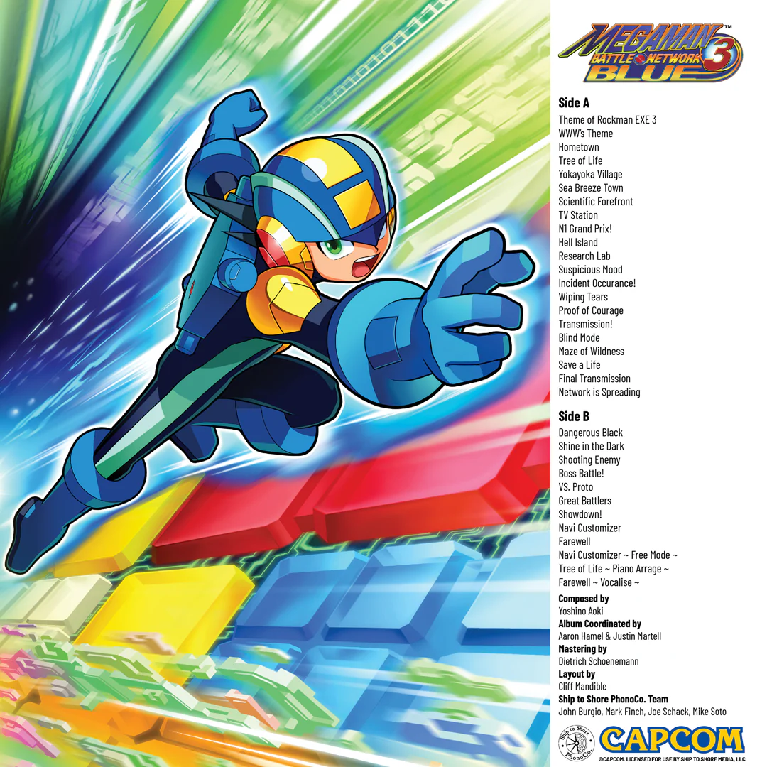 Mega Man Battle Network 3 - Original Video Game Soundtrack LP Mondo Exclusive - Image 5