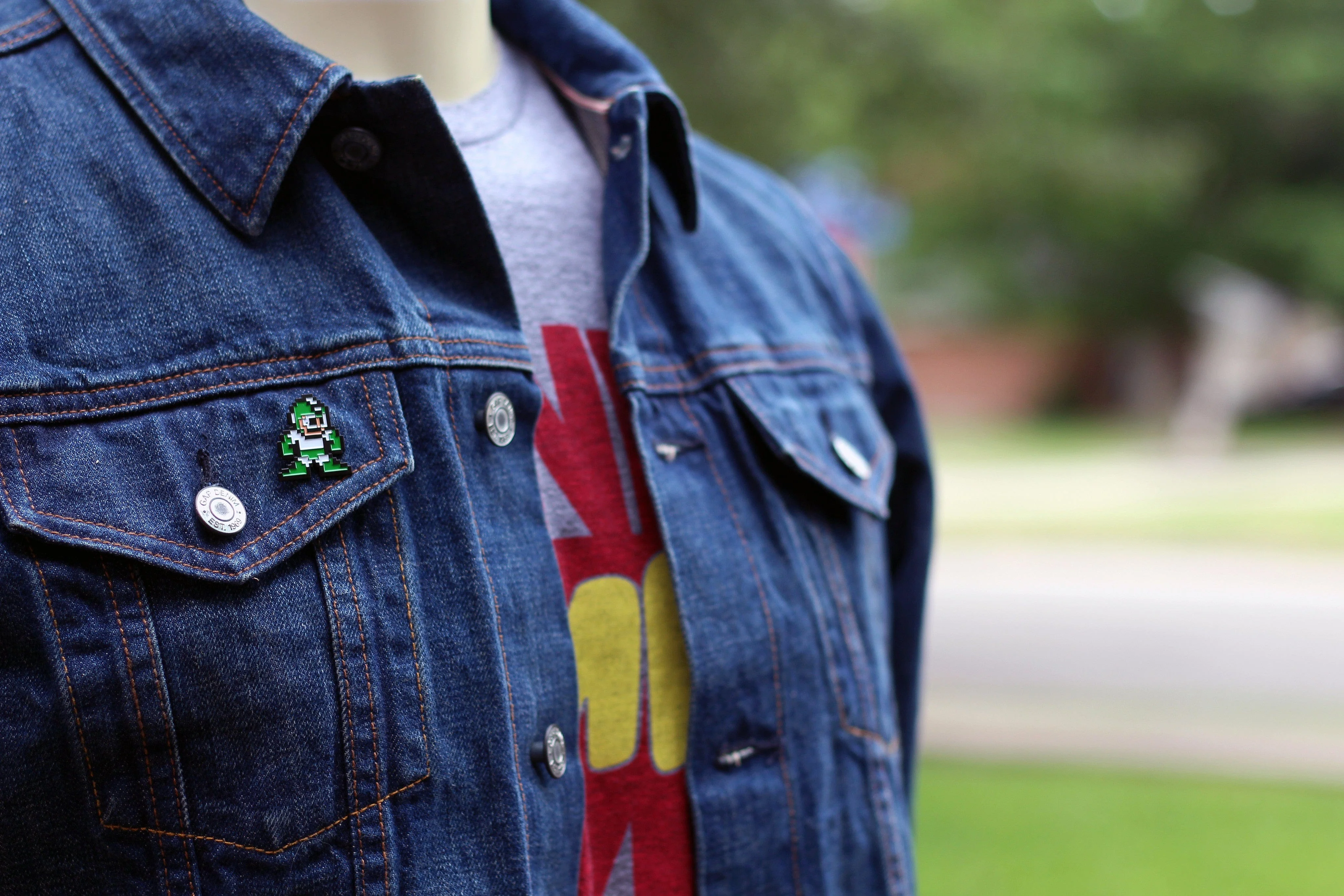 Mega Man Leaf Shield 3-Pin Set - Image 8