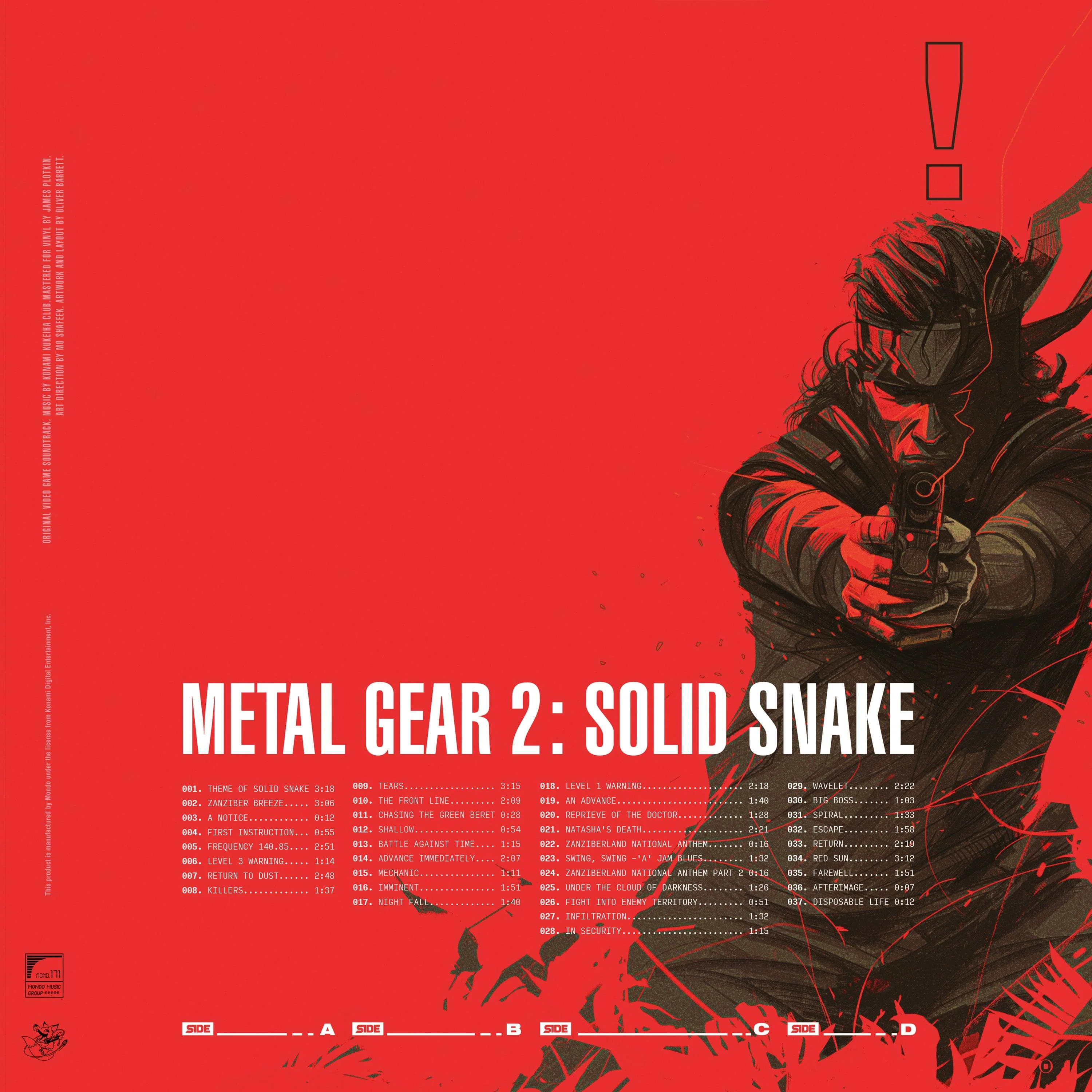 Metal Gear 2: Solid Snake - Original Video Game Soundtrack 2XLP - Image 4