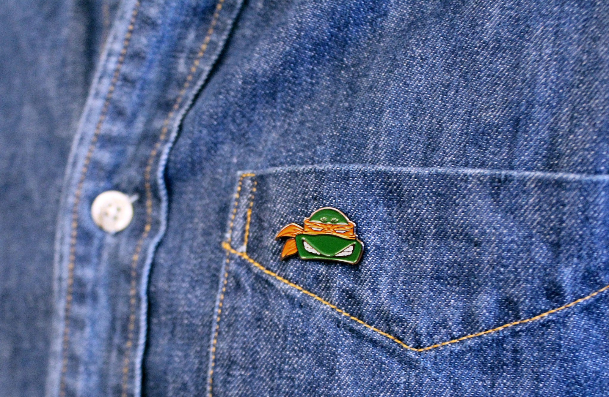 Michaelangelo Enamel Pin - Image 2