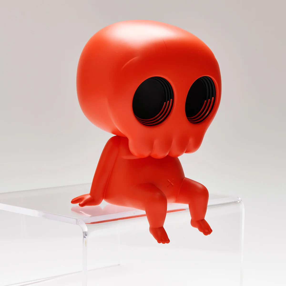 Mike Mitchell - "SKULLY" Vinyl Figure - Red Variant - Image 2