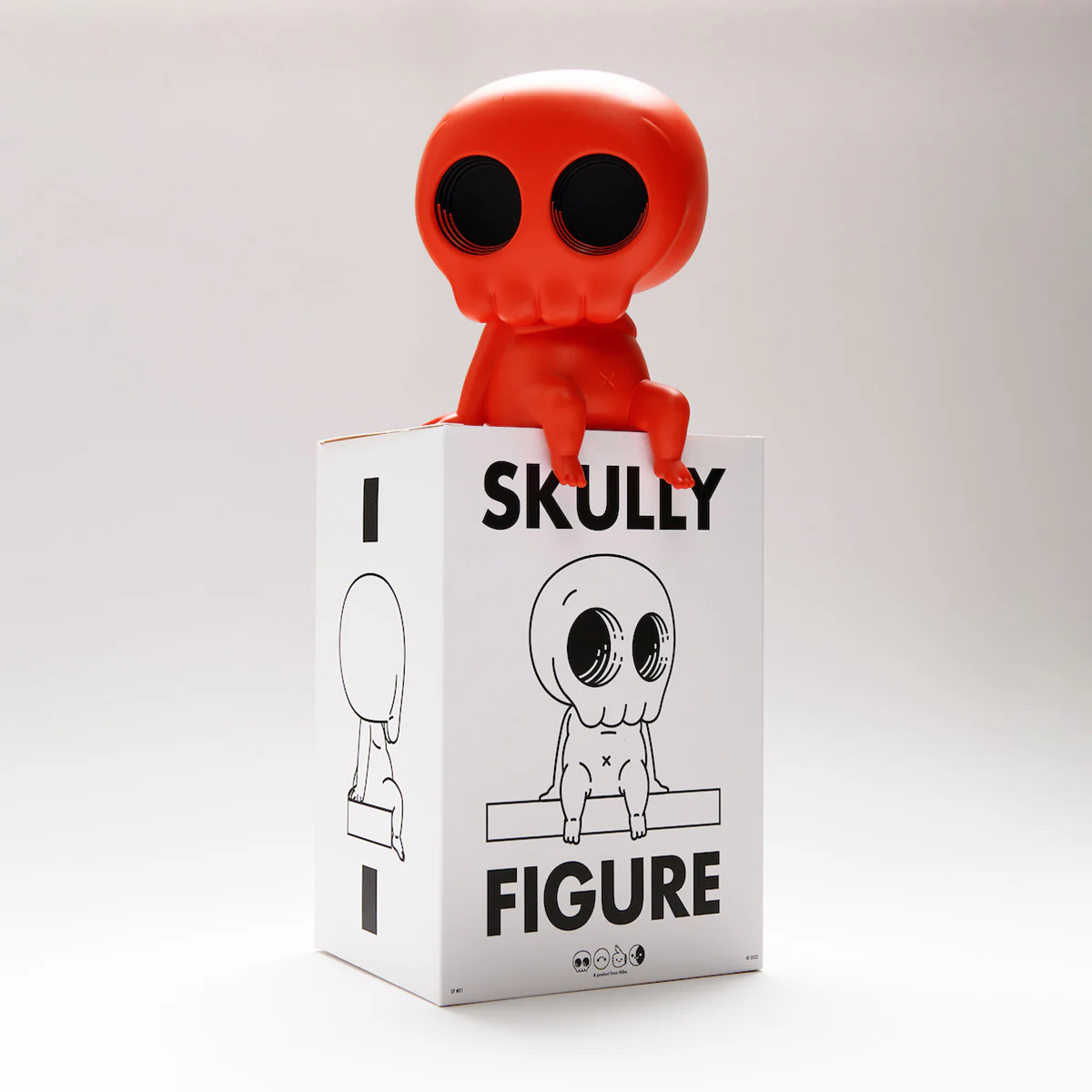 Mike Mitchell - "SKULLY" Vinyl Figure - Red Variant - Image 5