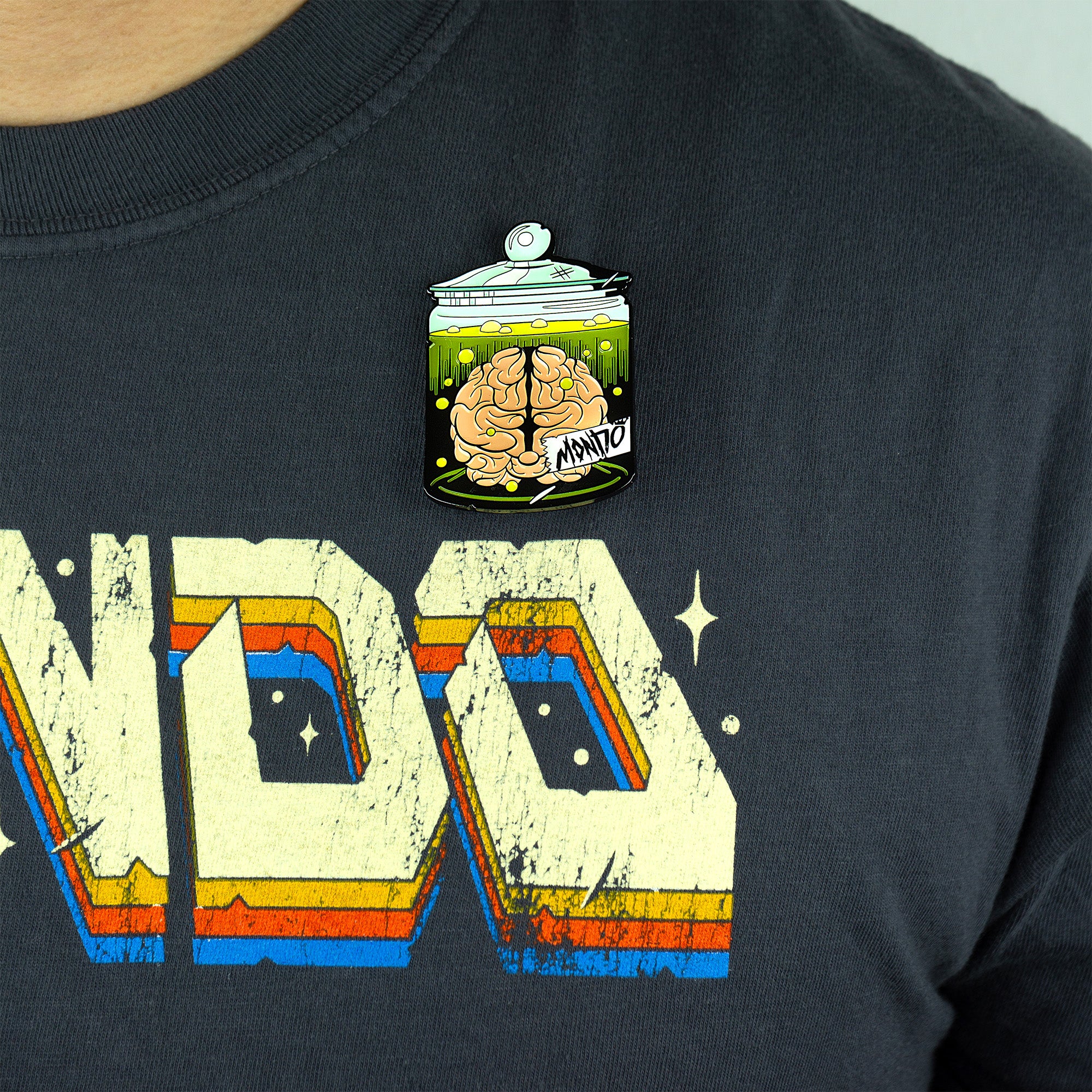 Mondo Pickled Brain Enamel Pin - Image 4