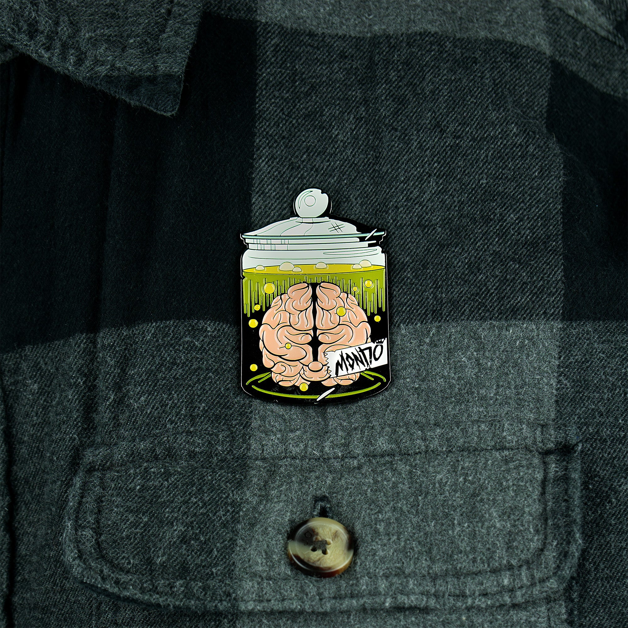 Mondo Pickled Brain Enamel Pin - Image 5