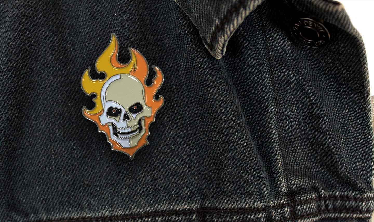 Marvel Knights: Ghost Rider & Moon Knight Enamel Pin Set - Image 7