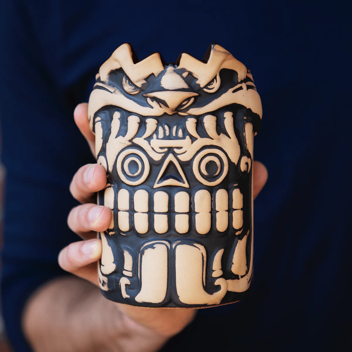 Mouth of the Serpent Designer Series Tiki Mug (Bone) - Image 3
