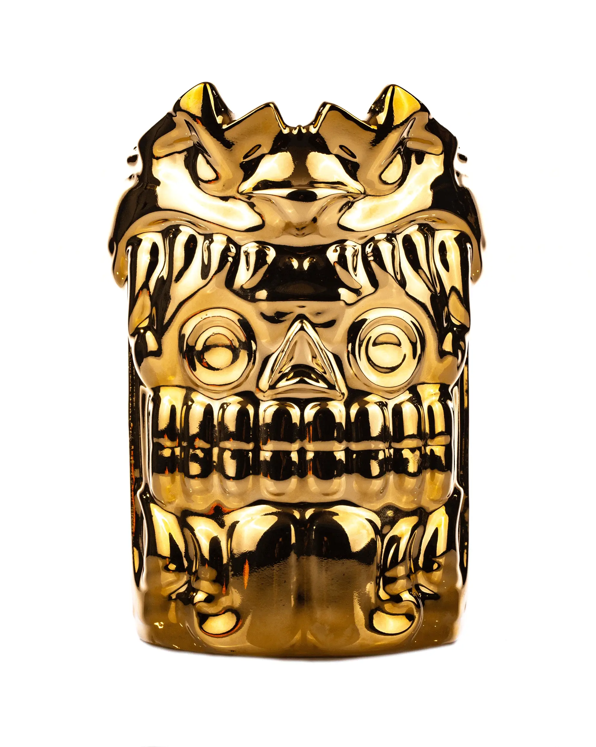 Mouth of the Serpent Designer Series Tiki Mug (Aztec Gold) - Image 2