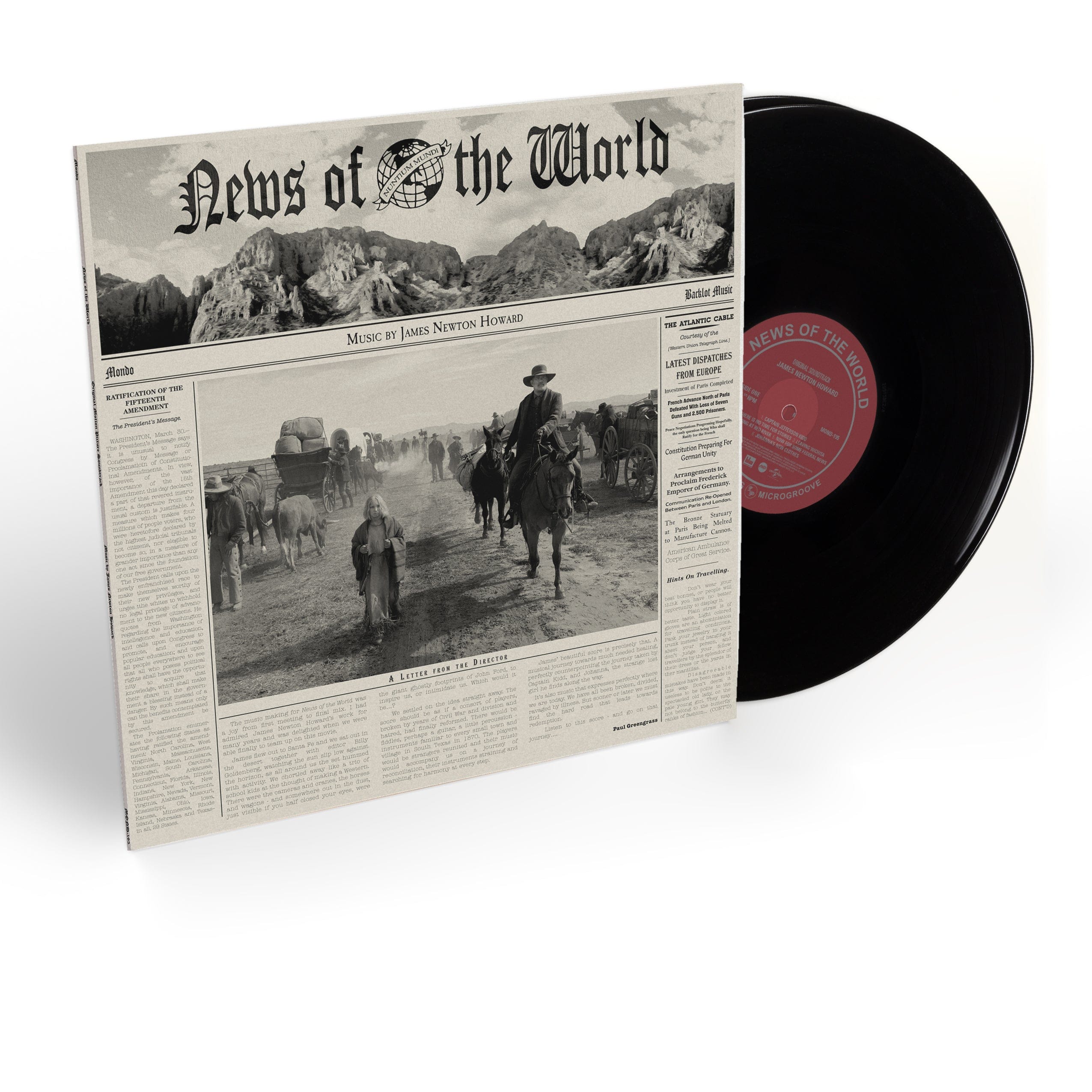 News Of The World - Original Motion Picture Soundtrack 2XLP - Image 3