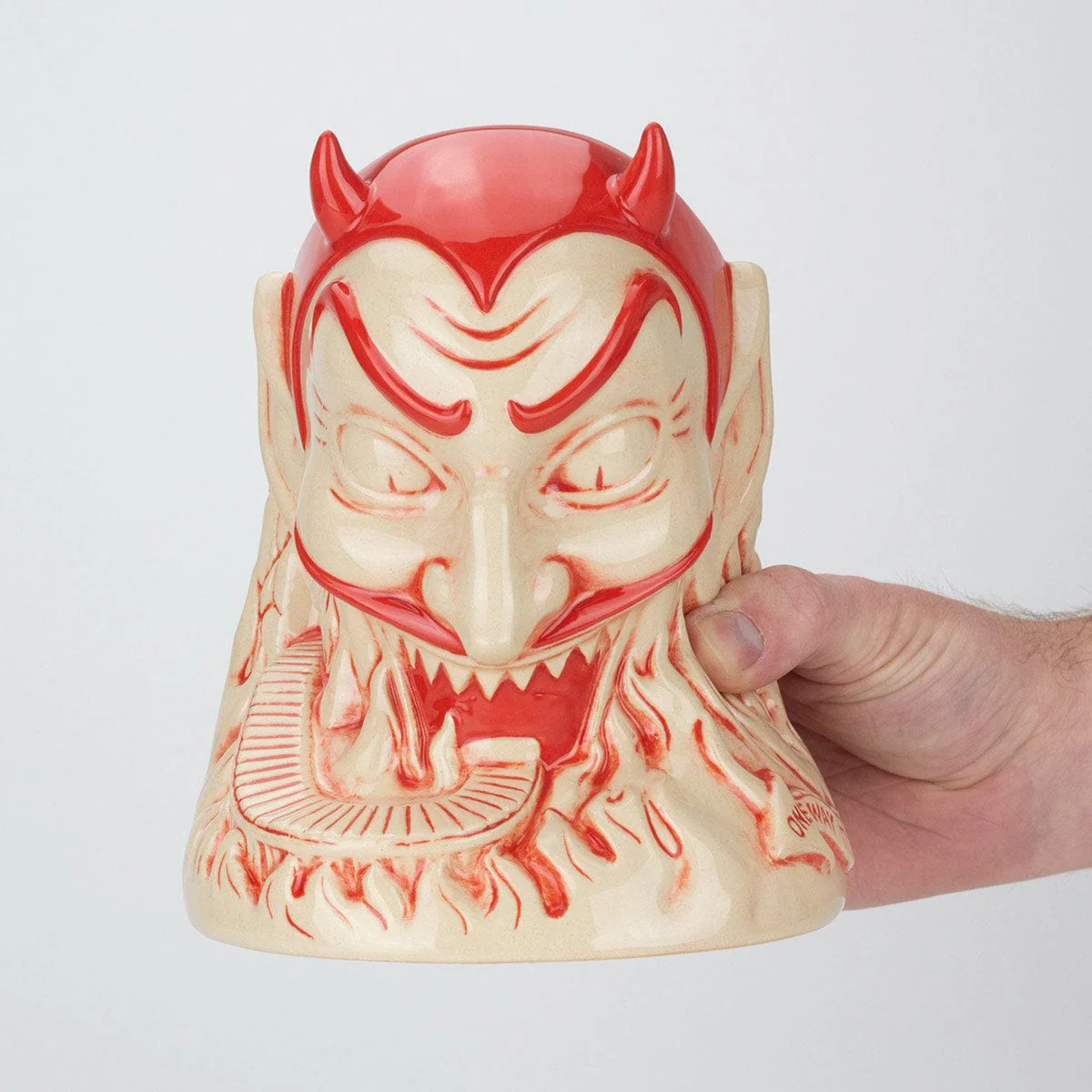 Ol' Scratch Designer Series Tiki Mug - Red - Image 8