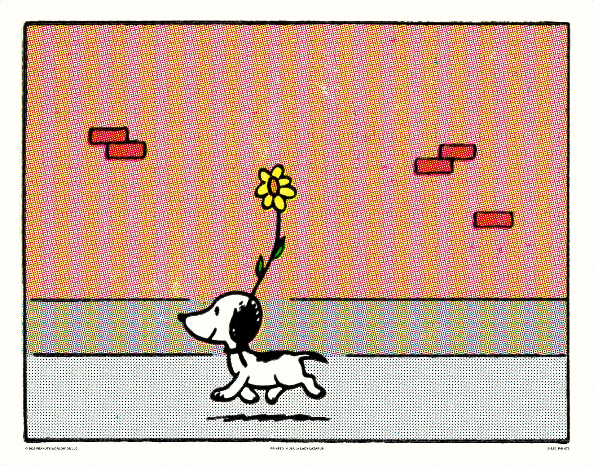 Peanuts First Appearance of Snoopy Poster