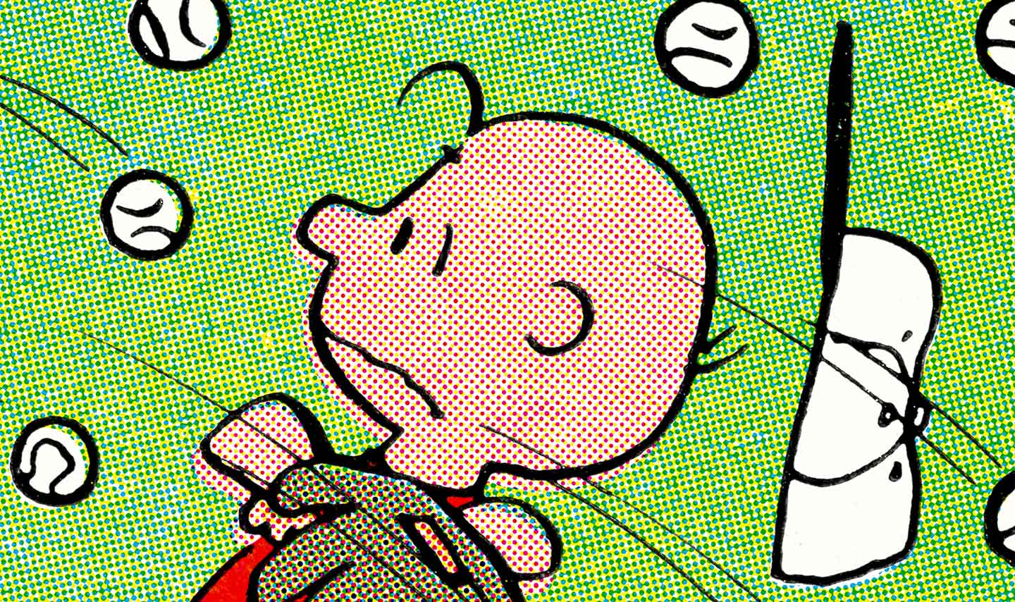 Peanuts Fly Balls Poster - Image 2