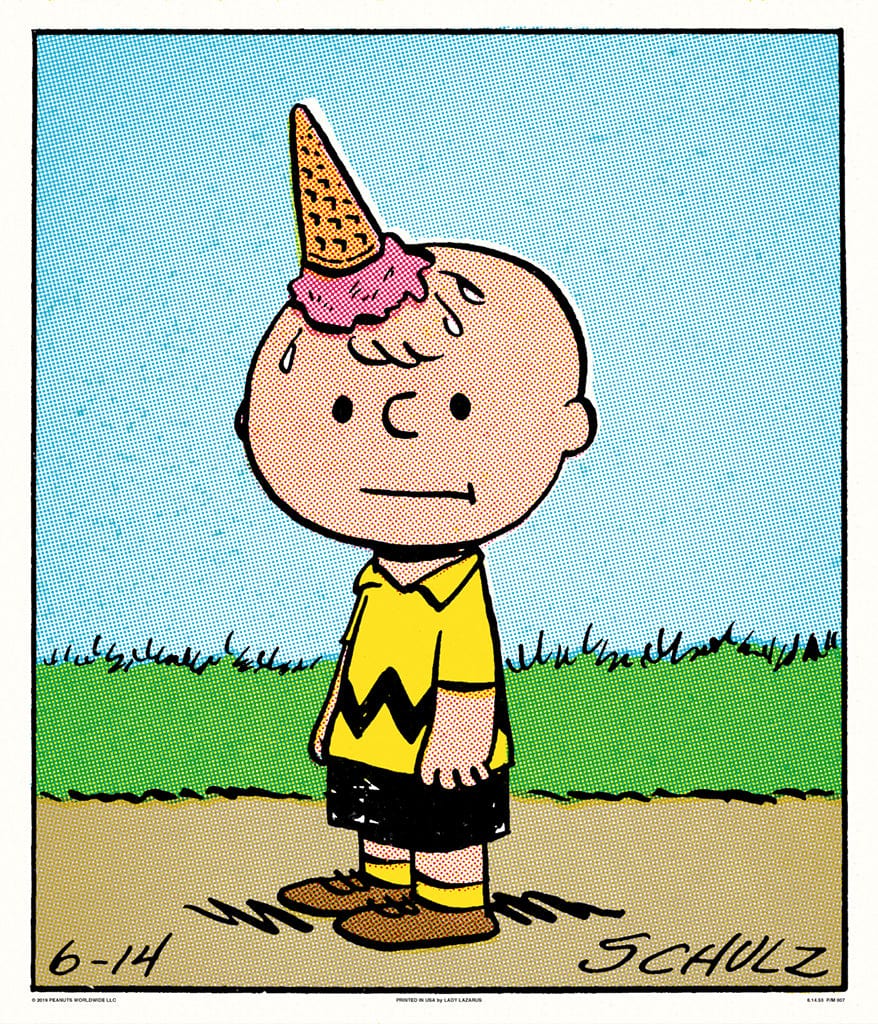 Peanuts Ice Cream Poster